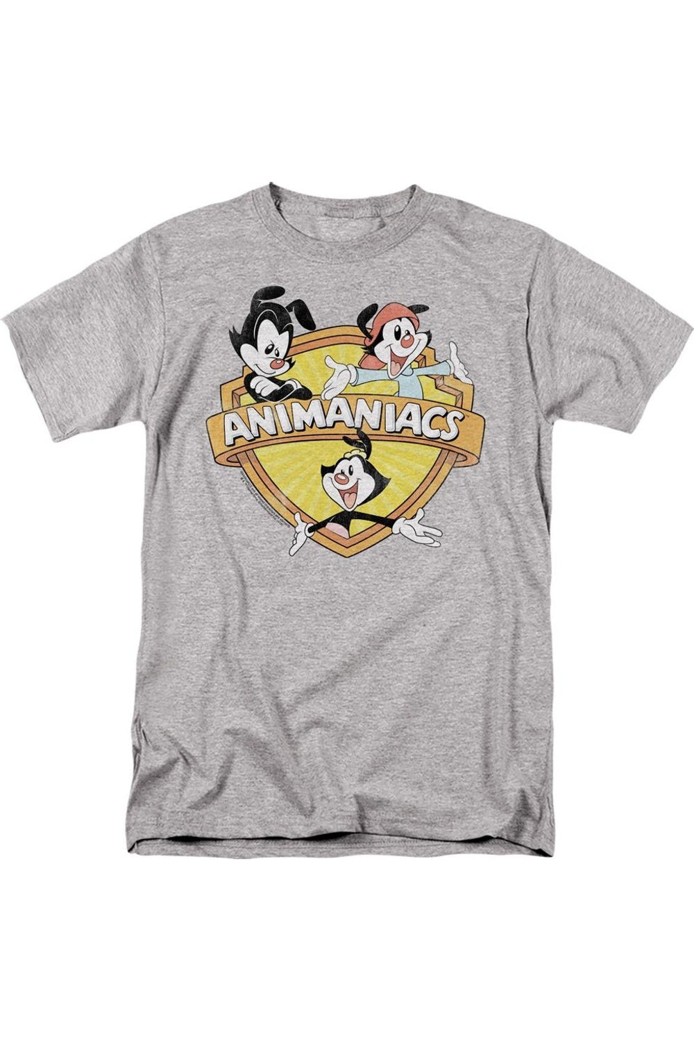 Футболка Animaniacs Shielded Animaniacs с коротким рукавом для взрослых Gildan, цвет athletic heather
Футболка Animaniacs Shielded Animaniacs с коротким рукавом для взрослых Gildan, цвет athletic heather