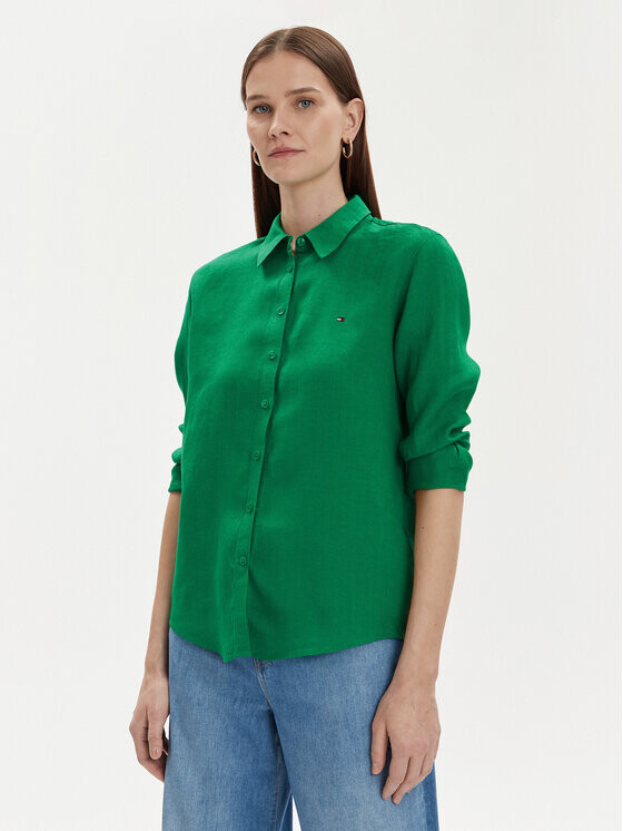 Рубашка Tommy Hilfiger, зеленый
Рубашка Tommy Hilfiger, зеленый