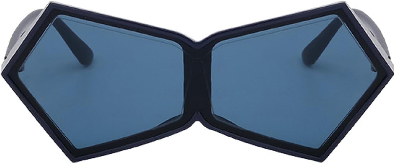 Винтажные солнцезащитные очки большого размера в форме «щита» для женщин, модные треугольные солнцезащитные очки с градиентным переходом цвета «кошачий глаз» mincl, Blue
Винтажные солнцезащитные очки большого размера в форме «щита» для женщин, модные треугольные солнцезащитные очки с градиентным переходом цвета «кошачий глаз» mincl, Blue