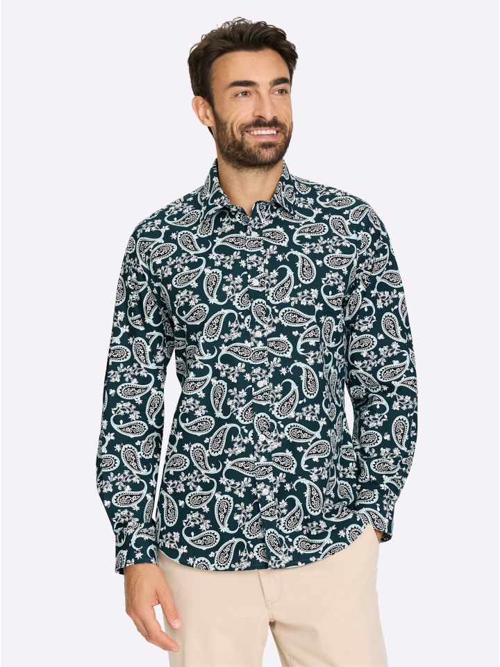 Рубашка с длинными рукавами в темно-сине-белый принт WITT WEIDEN
Рубашка с длинными рукавами в темно-сине-белый принт WITT WEIDEN