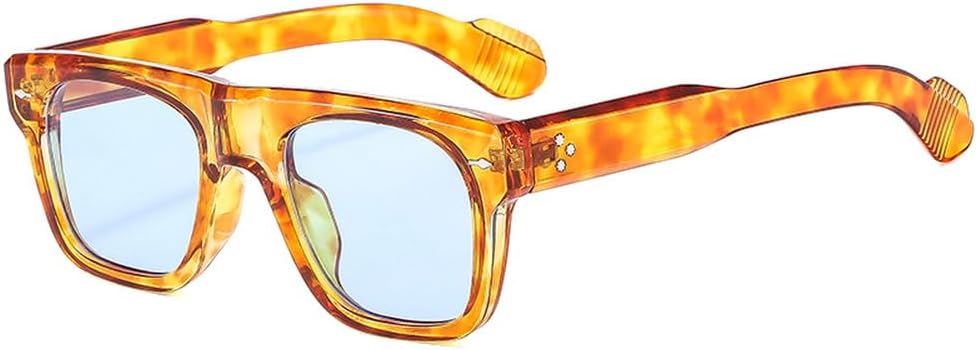 Популярные модные квадратные женские солнцезащитные очки в стиле ретро с прозрачными линзами цвета океана, защита от УФ-излучения UV400; мужские солнцезащитные очки в стиле панк с заклепками, желто-синие WNCKSQ, Amber Blue
Популярные модные квадратные женские солнцезащитные очки в стиле ретро с прозрачными линзами цвета океана, защита от УФ-излучения UV400; мужские солнцезащитные очки в стиле панк с заклепками, желто-синие WNCKSQ, Amber Blue