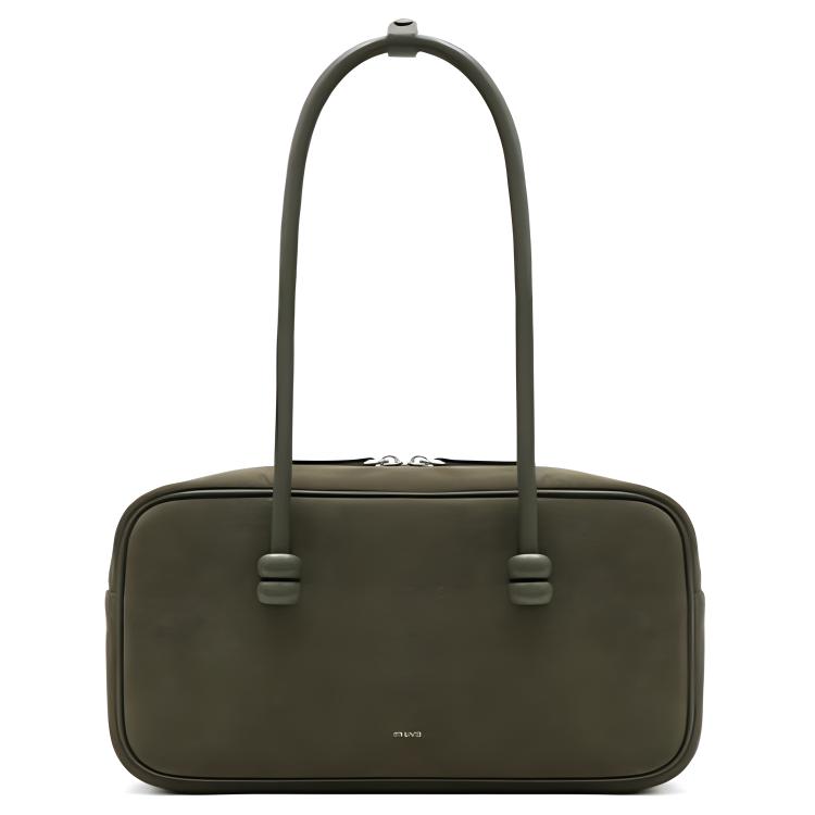 Кожаная бархатная сумка через плечо, большая женская модель, оливково-зеленый/кленово-коричневый MUVA
Кожаная бархатная сумка через плечо, большая женская модель, оливково-зеленый/кленово-коричневый MUVA