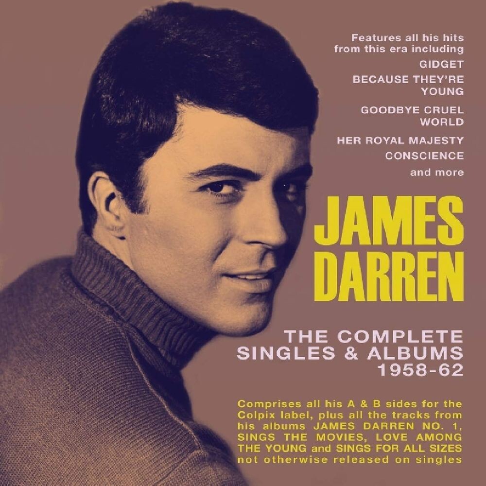 Диск CD The Complete Singles & Albums 1958-62 - James Darren
Диск CD The Complete Singles & Albums 1958-62 - James Darren