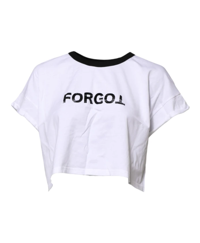 Укороченная футболка с графическим принтом и круглым вырезом Dolce & Gabbana, белый
Укороченная футболка с графическим принтом и круглым вырезом Dolce & Gabbana, белый