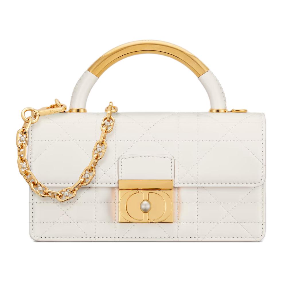 Кожаная плечевая сумка через плечо мини женская молочно-белая DIOR
Кожаная плечевая сумка через плечо мини женская молочно-белая DIOR