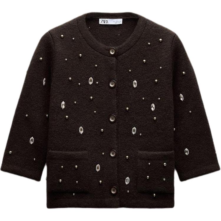ZARA Топ женский коричневый
ZARA Топ женский коричневый