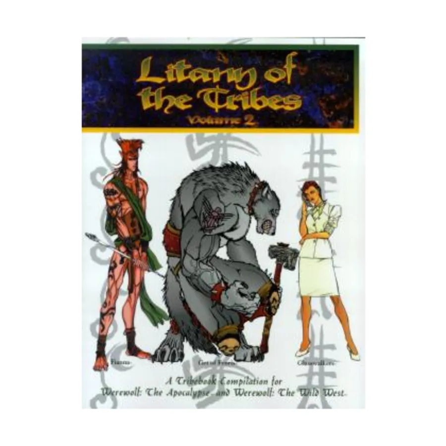 Litany of the Tribes #2 - Fianna, Get of Fenris, Glasswalkers, Werewolf - The Apocalypse - Tribebooks, мягкая обложка
Litany of the Tribes #2 - Fianna, Get of Fenris, Glasswalkers, Werewolf - The Apocalypse - Tribebooks, мягкая обложка