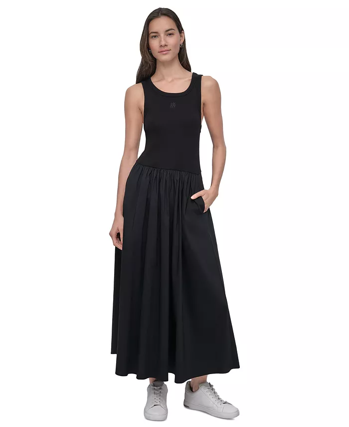 Женское платье-майка Mixed-Media DKNY Jeans, черный
Женское платье-майка Mixed-Media DKNY Jeans, черный