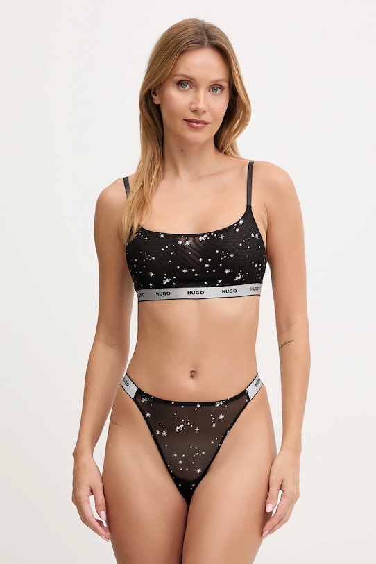 Бюстгальтер и стринги Hugo, черный
Бюстгальтер и стринги Hugo, черный