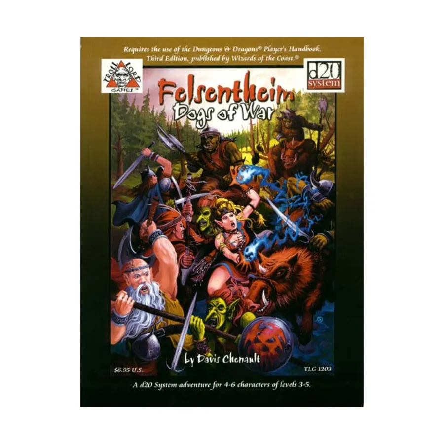 Модуль Felsentheim - Dogs of War, Fantasy Adventures (Troll Lord Games) (d20)
Модуль Felsentheim - Dogs of War, Fantasy Adventures (Troll Lord Games) (d20)