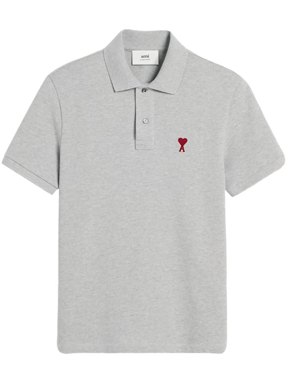 Рубашка поло из органического хлопка с монограммой Ami de Coeur AMI Paris, серый
Рубашка поло из органического хлопка с монограммой Ami de Coeur AMI Paris, серый