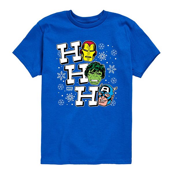 Футболка с принтом ho ho ho для мальчиков 8-20 Marvel, Blue
Футболка с принтом ho ho ho для мальчиков 8-20 Marvel, Blue
