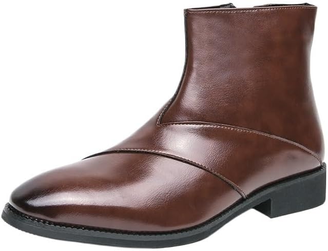 Мужские кожаные ботинки Челси, повседневные деловые кожаные туфли, внутренняя молния, модные повседневные ботильоны, для свадьбы, вечеринок, вождения Zestrelax, коричневый
Мужские кожаные ботинки Челси, повседневные деловые кожаные туфли, внутренняя молния, модные повседневные ботильоны, для свадьбы, вечеринок, вождения Zestrelax, коричневый