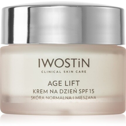 Iwostin Age Lift дневной крем SPF 15 для нормальной и комбинированной кожи 40-50 мл
Iwostin Age Lift дневной крем SPF 15 для нормальной и комбинированной кожи 40-50 мл