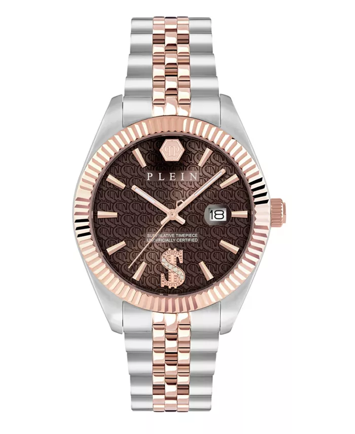 Мужские часы из нержавеющей стали в двухцветном исполнении, 41 мм Philipp Plein
Мужские часы из нержавеющей стали в двухцветном исполнении, 41 мм Philipp Plein