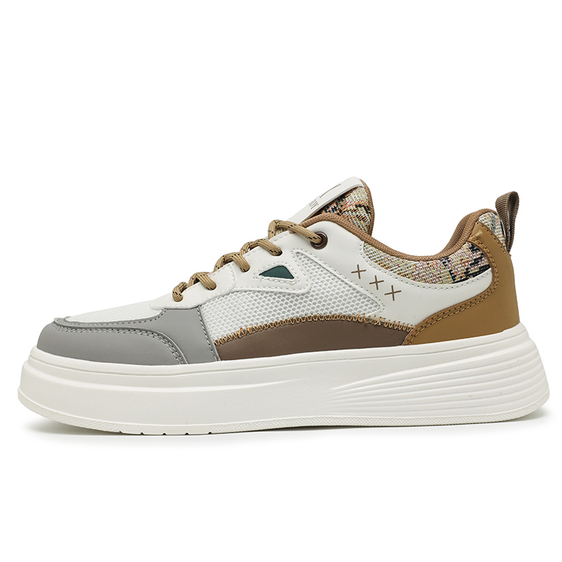 Bull charm Прочные дышащие мужские скейтерские кеды низкие бежево-коричневые, цвет Beige Brown
Bull charm Прочные дышащие мужские скейтерские кеды низкие бежево-коричневые, цвет Beige Brown