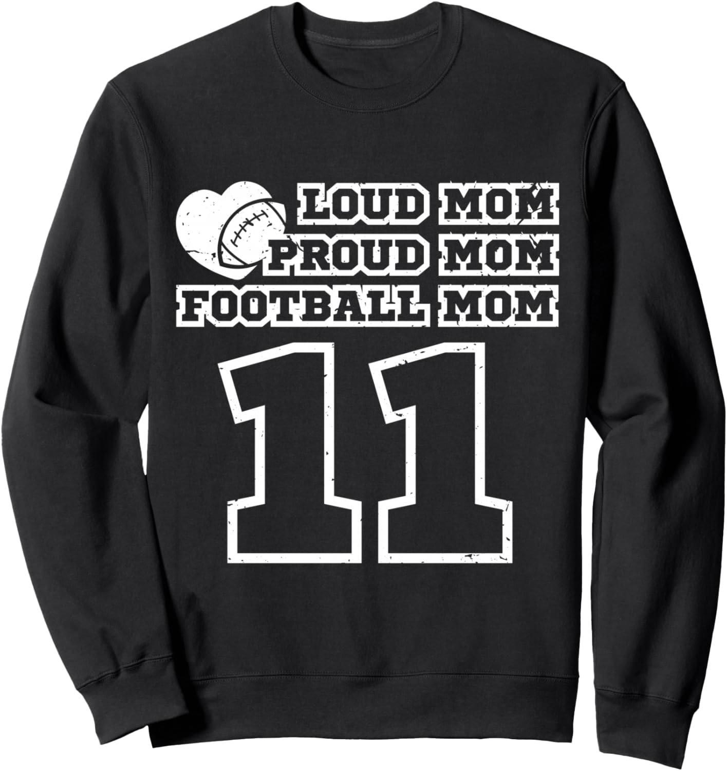Футбольная мама, гордая мама, громкая мама, фанатка под номером 11. Толстовка для болельщика Cumilo American Football Matching Family Numbered, черный
Футбольная мама, гордая мама, громкая мама, фанатка под номером 11. Толстовка для болельщика Cumilo American Football Matching Family Numbered, черный