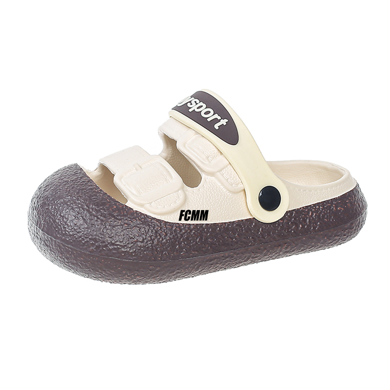 Детские шлепанцы для улицы FCMM, белый/коричневый
Детские шлепанцы для улицы FCMM, белый/коричневый