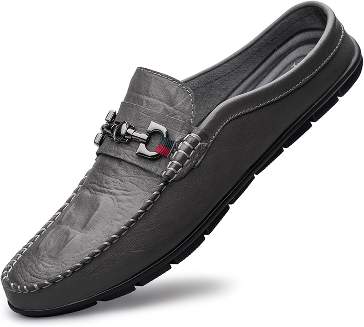 Мужские тапочки Abborora, слипоны-лоферы из кожи, формальная и повседневная обувь, открытая пятка, деловые и повседневные туфли, серый
Мужские тапочки Abborora, слипоны-лоферы из кожи, формальная и повседневная обувь, открытая пятка, деловые и повседневные туфли, серый