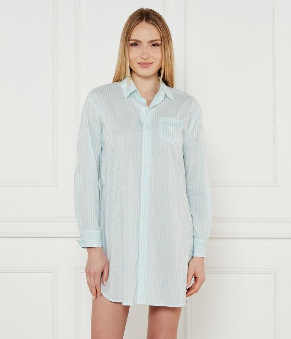 Ночные Рубашка Loose fit Lauren Ralph Lauren, синий
Ночные Рубашка Loose fit Lauren Ralph Lauren, синий