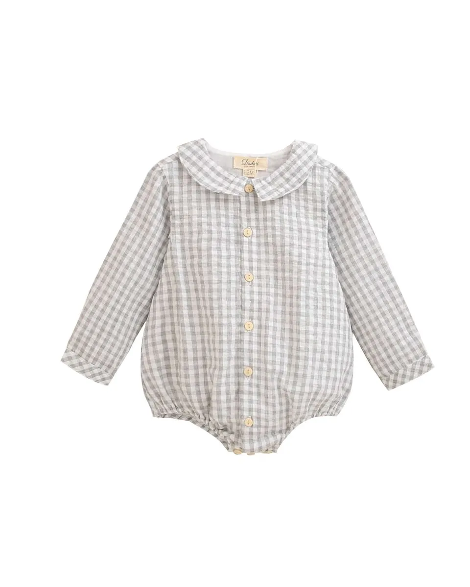 Детский песочник в клетку виши Dadati, серый
Детский песочник в клетку виши Dadati, серый