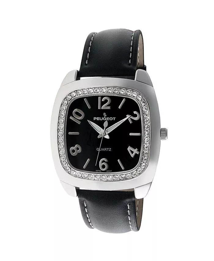 Женские часы Boyfriend, черные, 40 мм, кристаллы на безеле, кожаный ремешок Peugeot, черный
Женские часы Boyfriend, черные, 40 мм, кристаллы на безеле, кожаный ремешок Peugeot, черный