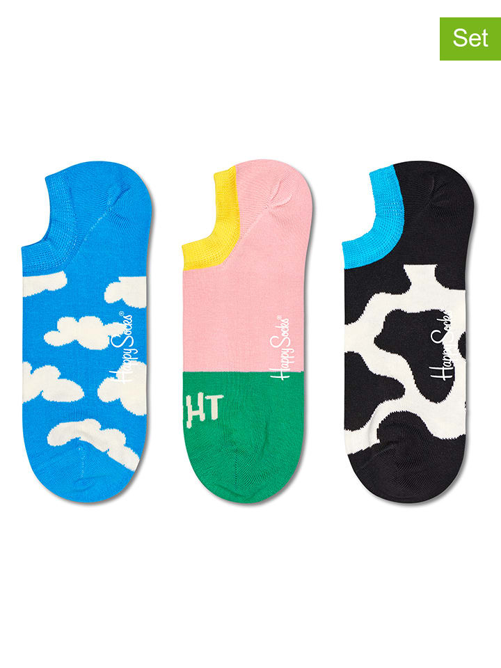 Happy Socks Комплект из 3 пар носков синего, розового и черного цвета
Happy Socks Комплект из 3 пар носков синего, розового и черного цвета