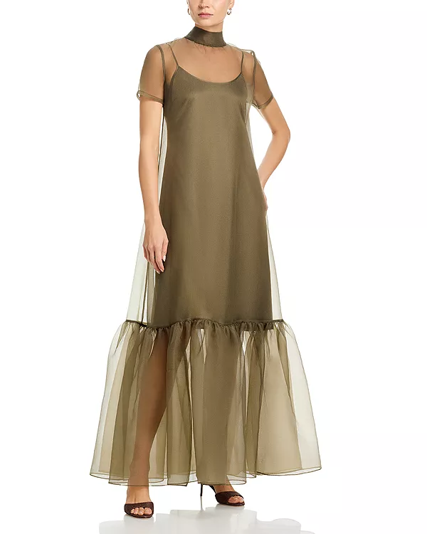 Платье Каллуна Staud, зеленый
Платье Каллуна Staud, зеленый