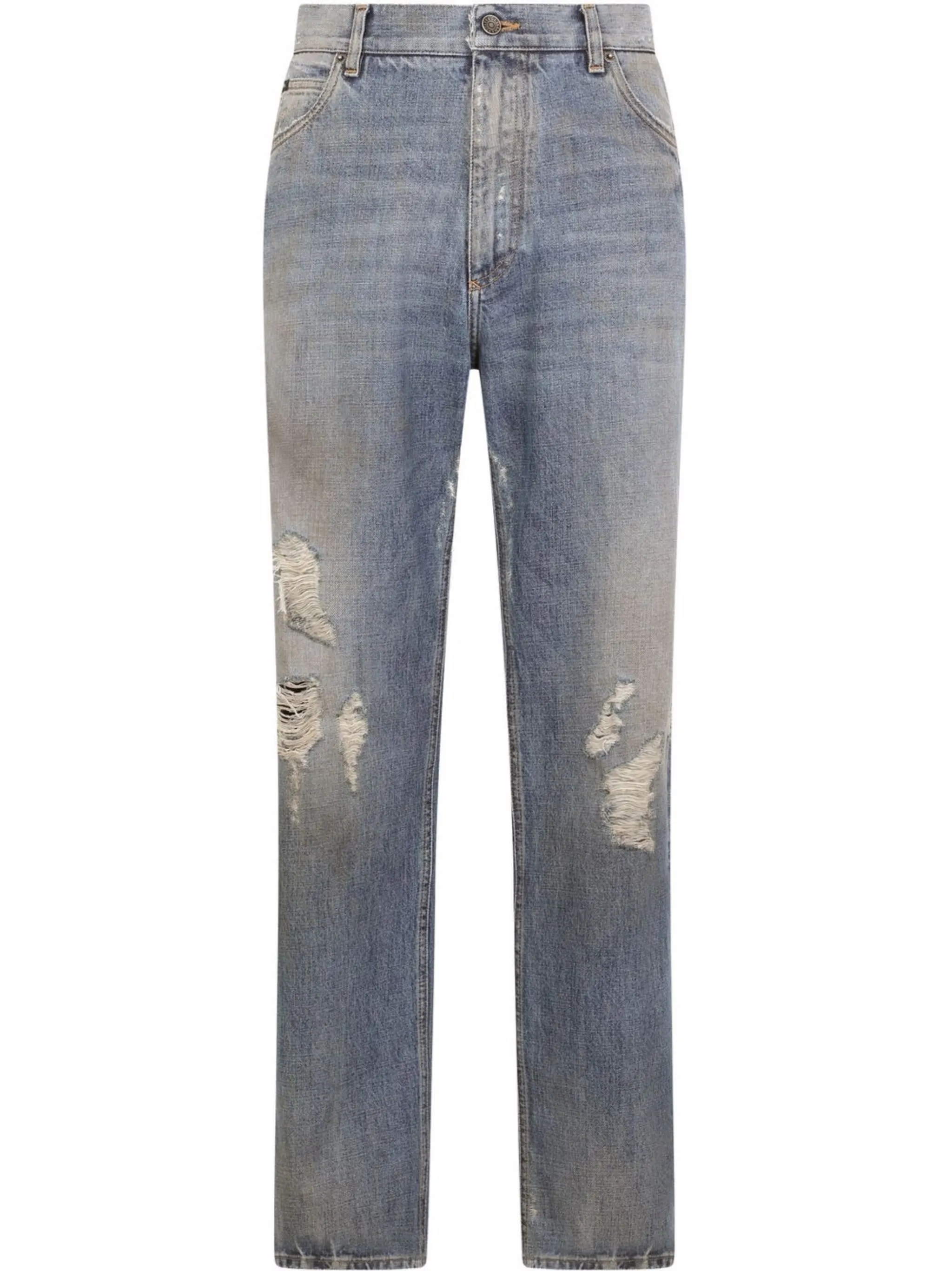 Широкие джинсы с прорезями Dolce & Gabbana, синий
Широкие джинсы с прорезями Dolce & Gabbana, синий