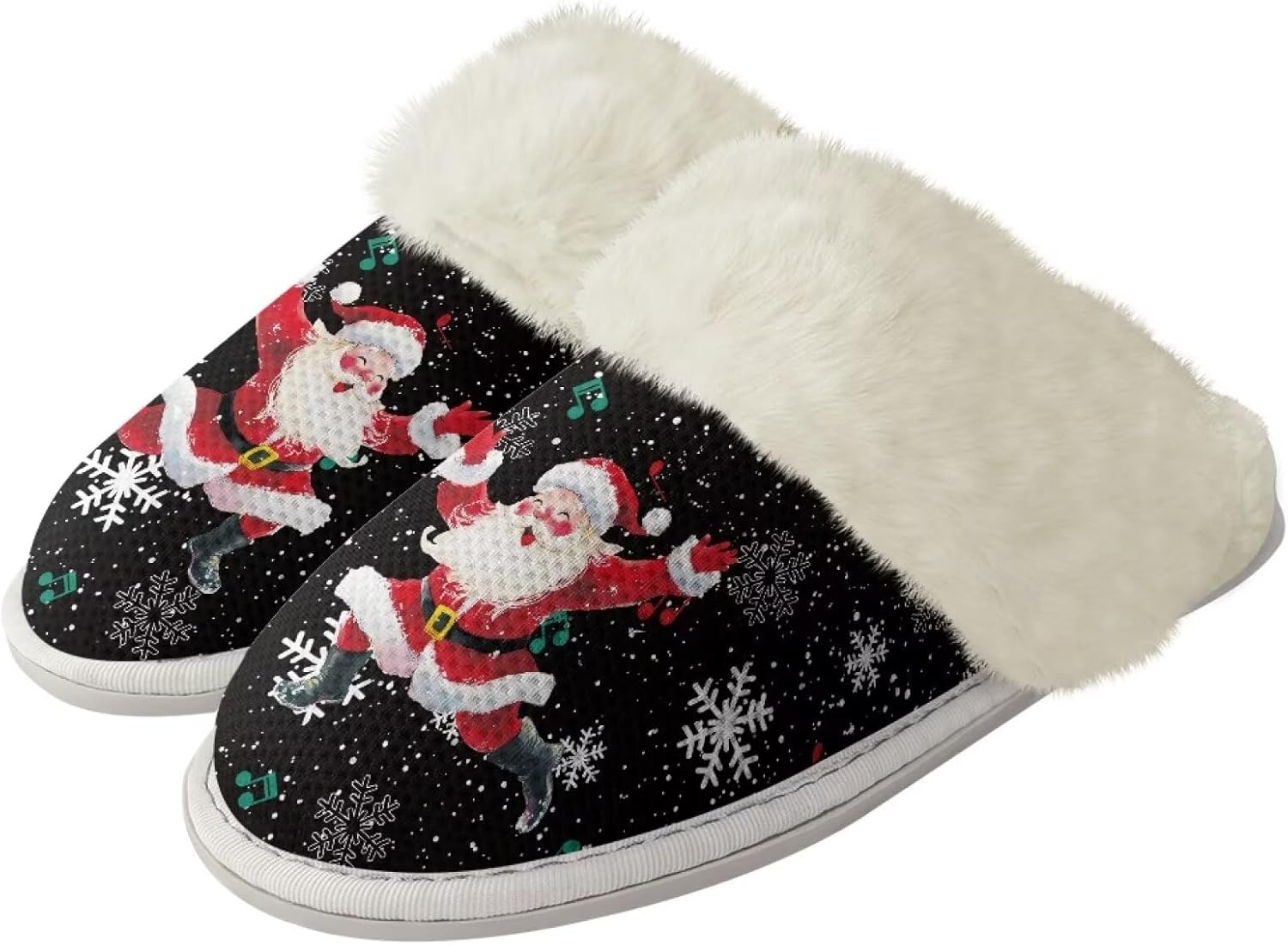 Домашние тапочки Binienty для женщин и мужчин ультралегкие пушистые зимние, Santa Claus
Домашние тапочки Binienty для женщин и мужчин ультралегкие пушистые зимние, Santa Claus