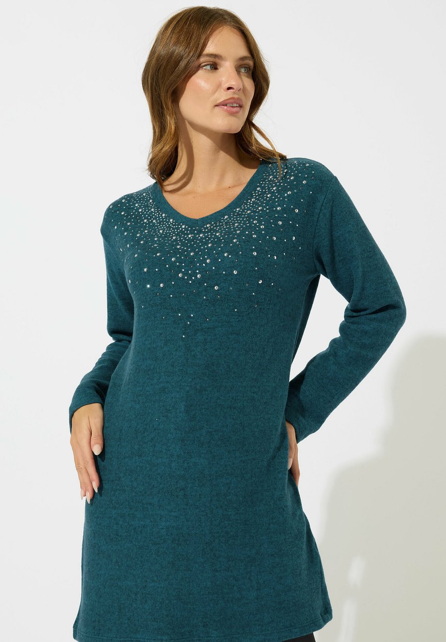 Джемпер M&Co Jumper, Teal/Blue
Джемпер M&Co Jumper, Teal/Blue