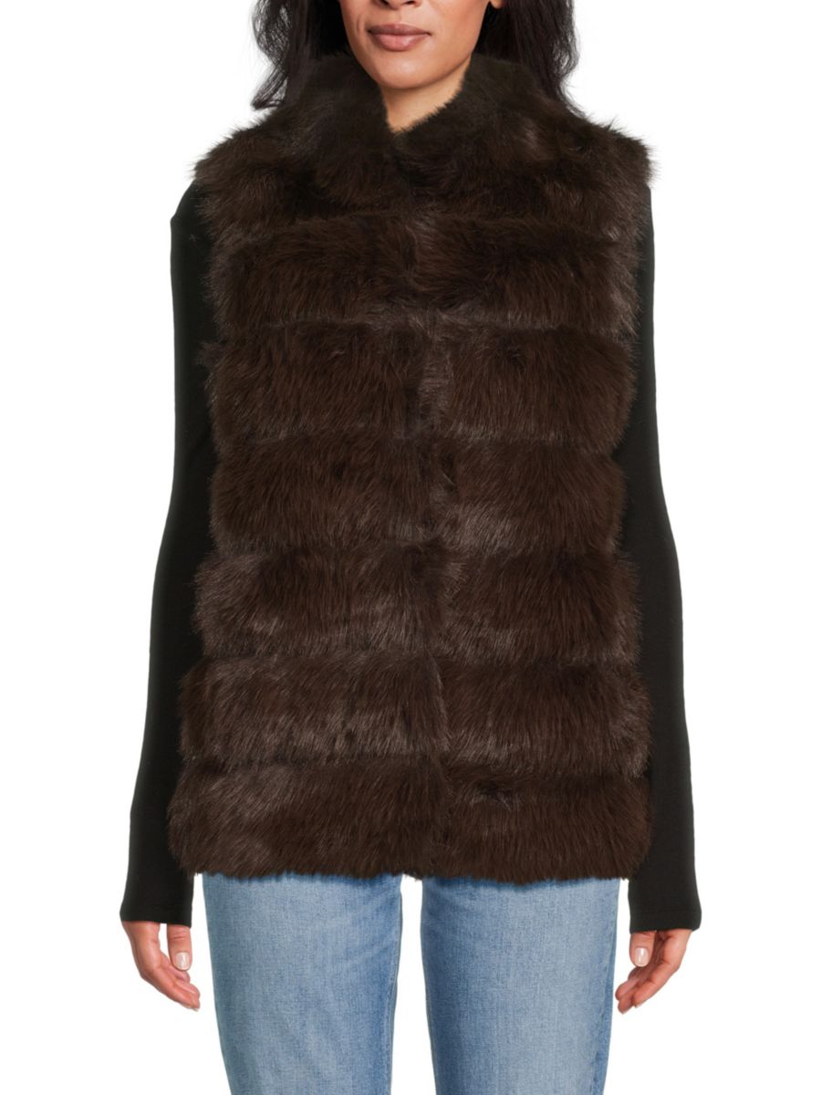 Жилет из искусственного меха BELLE FARE, коричневый 
Жилет из искусственного меха BELLE FARE, коричневый