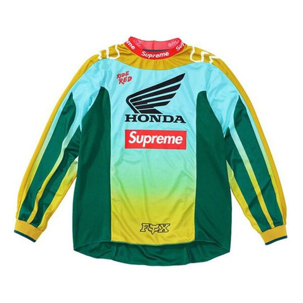Футболка fw19 week 6 x honda x fox racing moto jersey top Supreme, зеленый
Футболка fw19 week 6 x honda x fox racing moto jersey top Supreme, зеленый