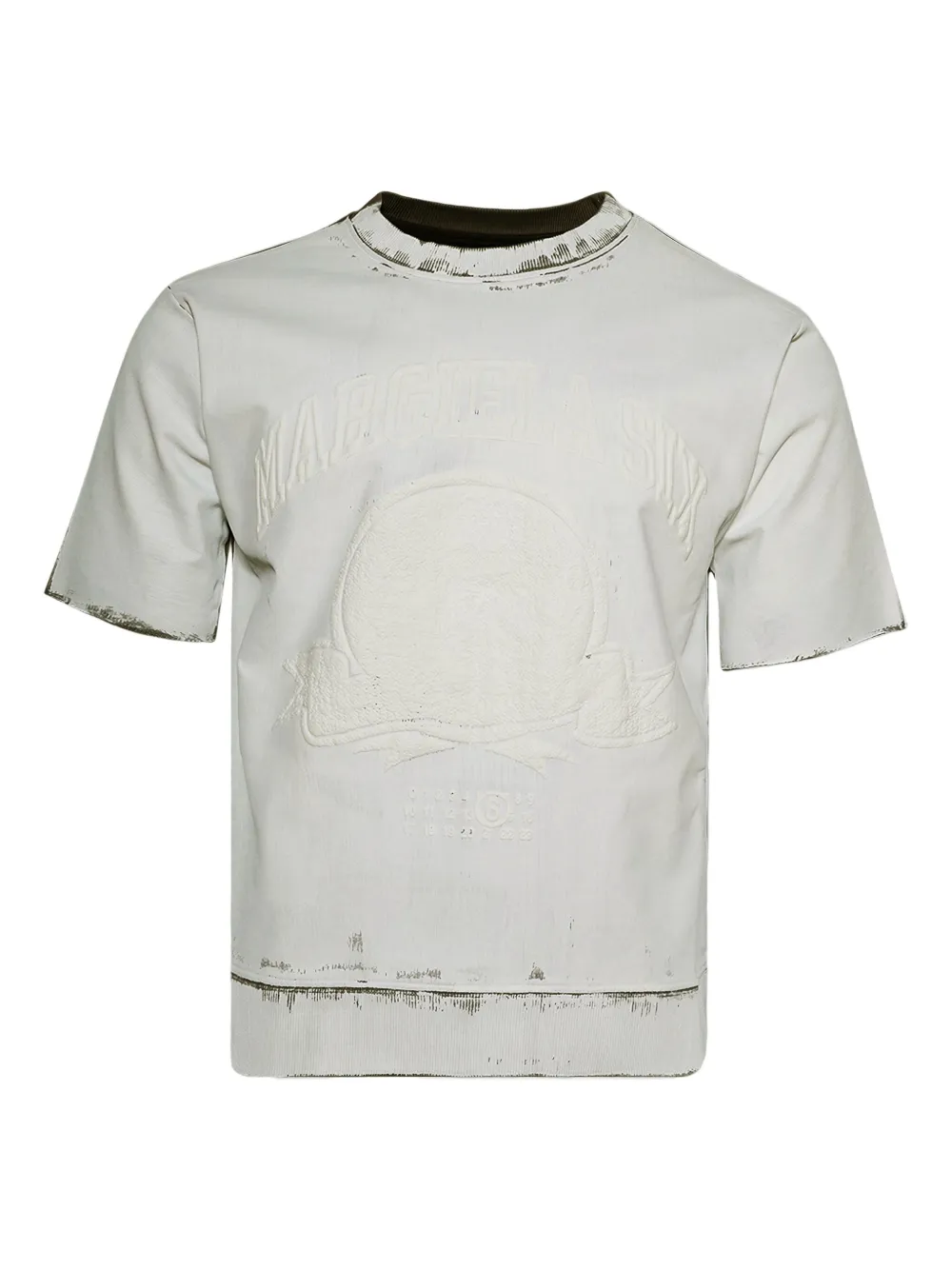 Футболка с вышитым логотипом Mm6 Maison Margiela, бежевый
Футболка с вышитым логотипом Mm6 Maison Margiela, бежевый