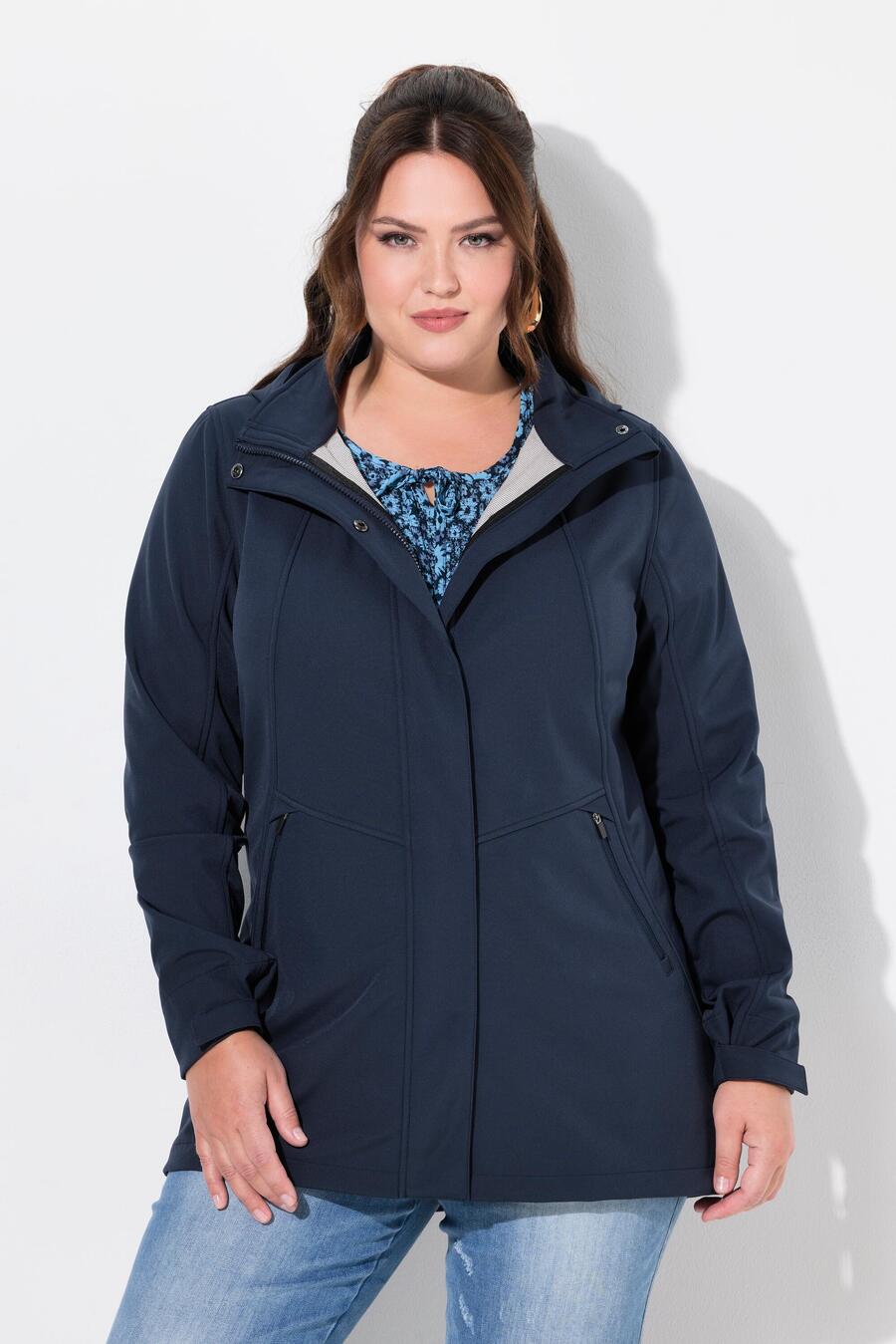ULLA POPKEN Женская куртка HYPRAR softshell длинная водонепроницаемая с капюшоном А-силуэта
ULLA POPKEN Женская куртка HYPRAR softshell длинная водонепроницаемая с капюшоном А-силуэта