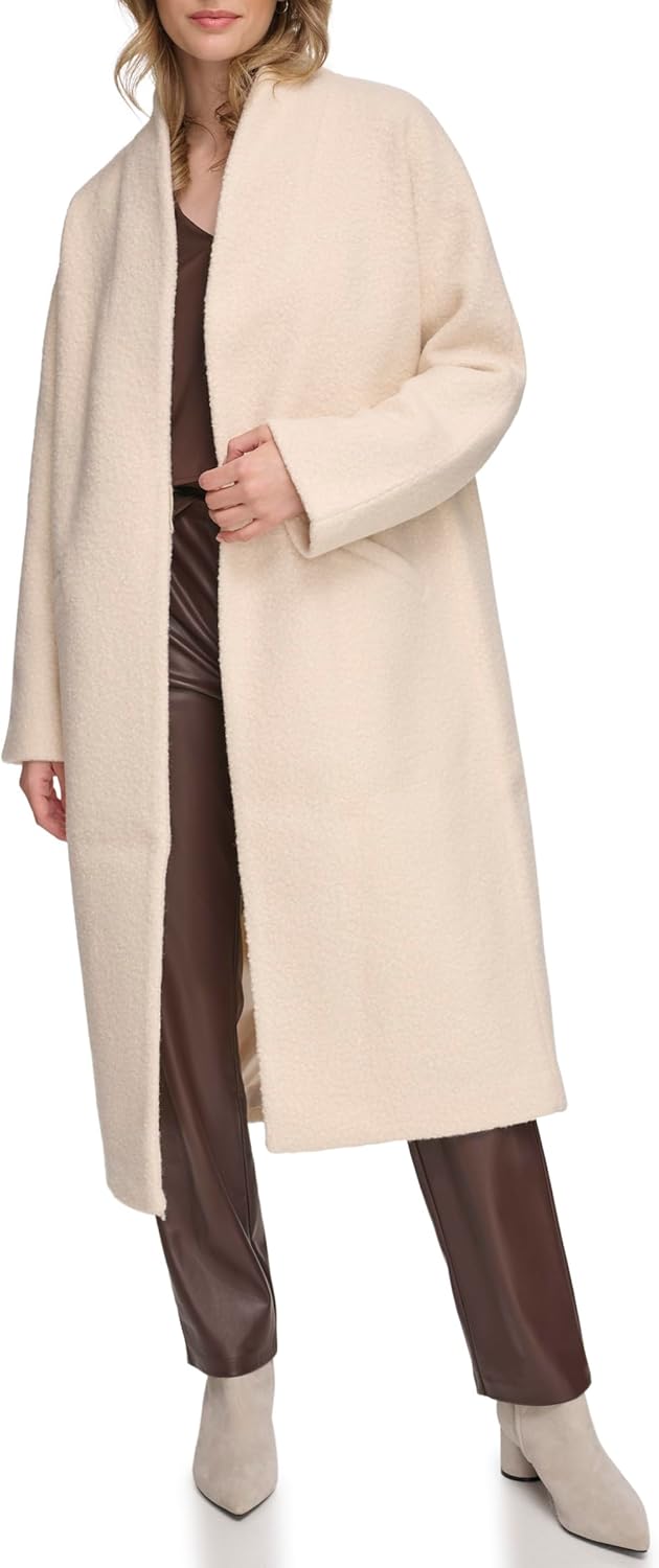 Calvin Klein Женское длинное пальто с поясом, Cream
Calvin Klein Женское длинное пальто с поясом, Cream