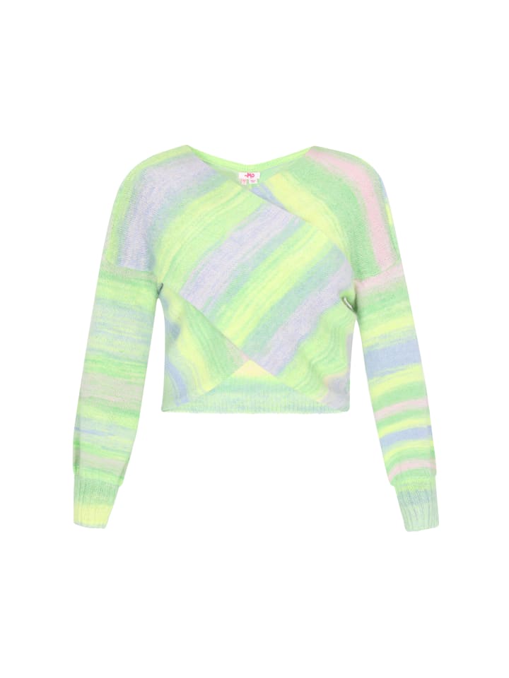 Женский свитер зеленого цвета с разноцветными вставками myMo
Женский свитер зеленого цвета с разноцветными вставками myMo