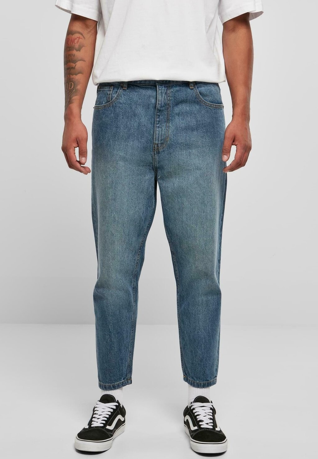 Джинсы с зауженным кроем CROPPED TAPERED Urban Classics, Middeepblue
Джинсы с зауженным кроем CROPPED TAPERED Urban Classics, Middeepblue