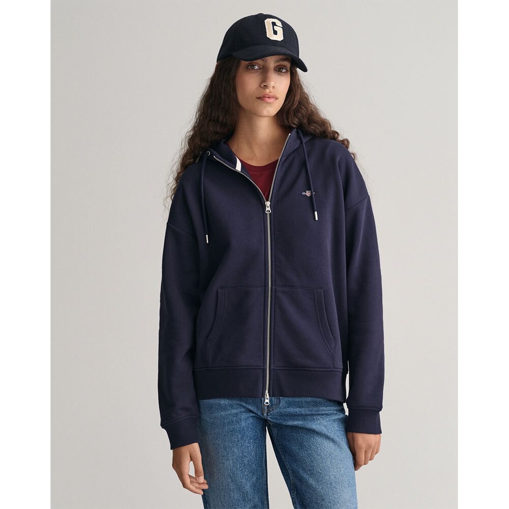Толстовка Gant Rel Shield Full Zip, синий
Толстовка Gant Rel Shield Full Zip, синий