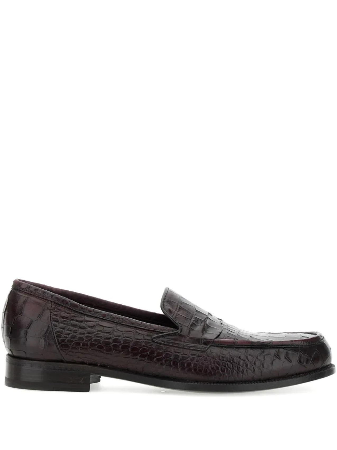 Туфли Lidfort с тиснением под крокодила, красный
Туфли Lidfort с тиснением под крокодила, красный