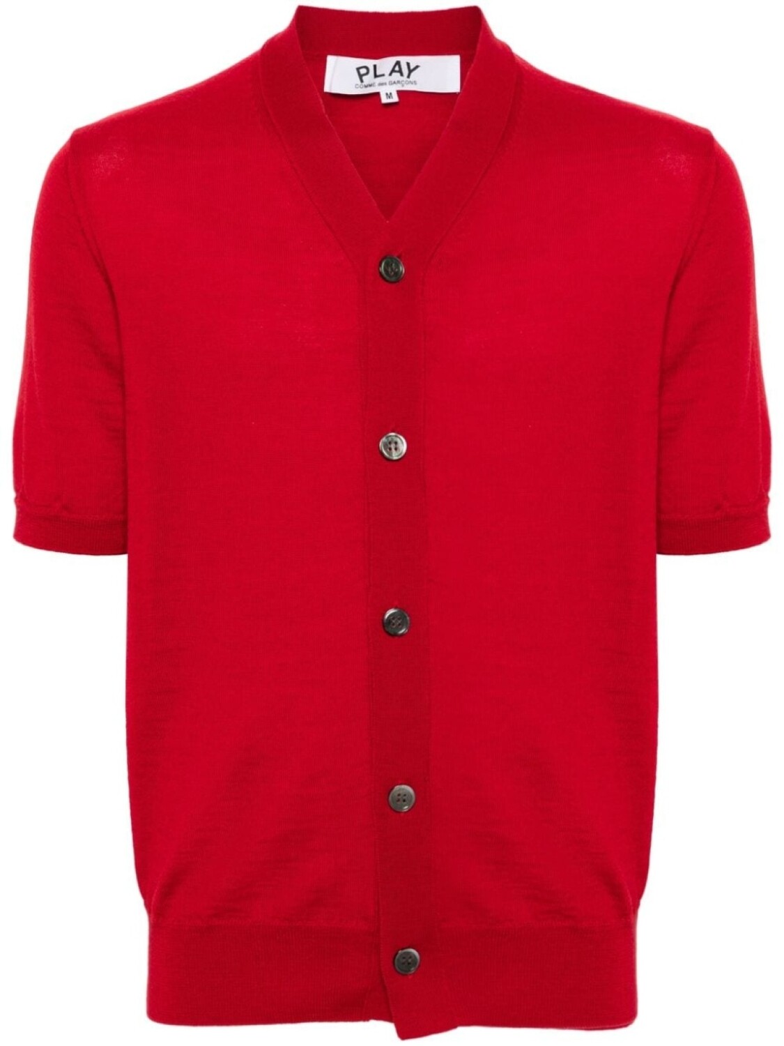 Comme Des Garçons Play шерстяной кардиган с V-образным вырезом, красный
Comme Des Garçons Play шерстяной кардиган с V-образным вырезом, красный