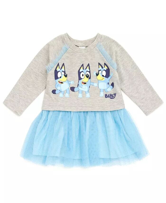 Платье из французской махровой ткани для девочек до 2 лет (10–12 лет) Bluey, синий
Платье из французской махровой ткани для девочек до 2 лет (10–12 лет) Bluey, синий