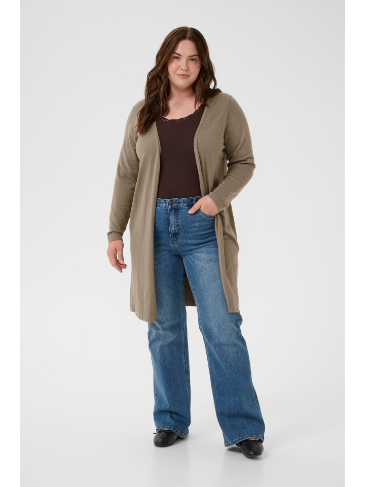 KAFFE curve Кардиган KCfarsia стандартного кроя в цвете Морель
KAFFE curve Кардиган KCfarsia стандартного кроя в цвете Морель