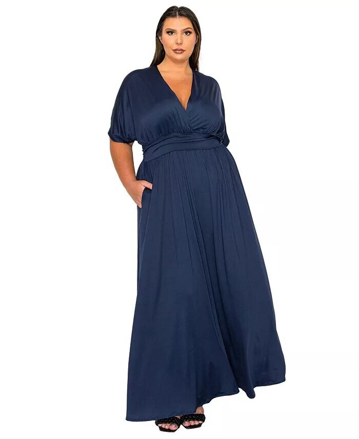 Платье макси с карманом Raffi и завышенной талией больших размеров L I V D, синий
Платье макси с карманом Raffi и завышенной талией больших размеров L I V D, синий