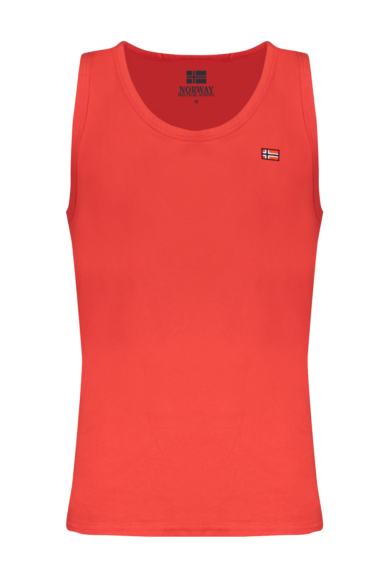 Мужская майка Norway 1963 хлопковая с логотипом бренда, красный 
Мужская майка Norway 1963 хлопковая с логотипом бренда, красный