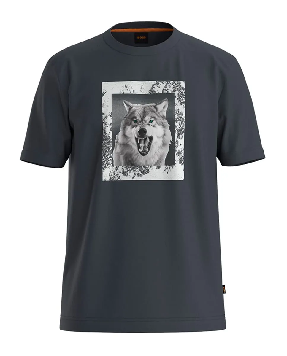 Мужская футболка с коротким рукавом Boss, серый
Мужская футболка с коротким рукавом Boss, серый