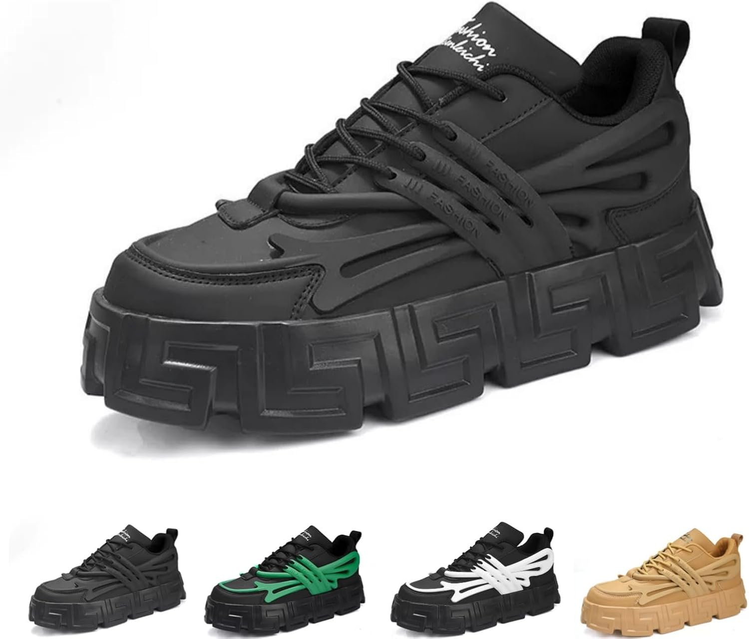 Мужские ретро-кроссовки MACEFIL, модные массивные кроссовки с эффектом увеличения роста, повседневная обувь, стильные 'папины' кроссовки для мужчин, черный
Мужские ретро-кроссовки MACEFIL, модные массивные кроссовки с эффектом увеличения роста, повседневная обувь, стильные 'папины' кроссовки для мужчин, черный