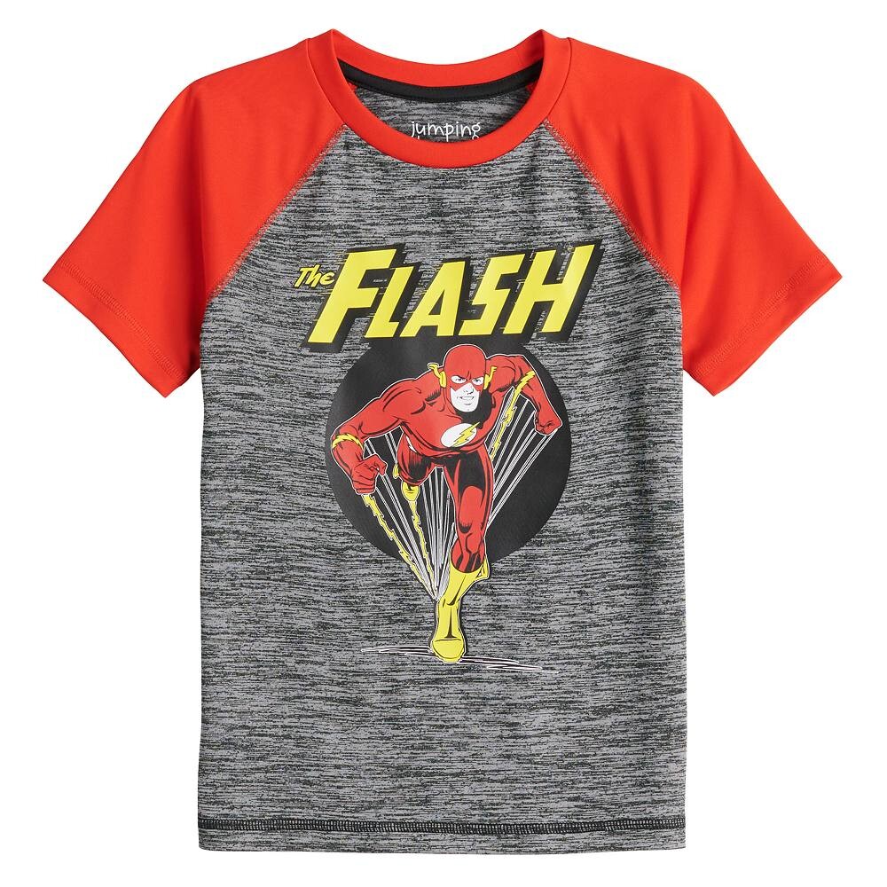 Футболка Jumping Beans DC Comics The Flash Active с графическим рисунком для мальчиков 4–12 лет, цвет Black Htr Cosmic Lava 
Футболка Jumping Beans DC Comics The Flash Active с графическим рисунком для мальчиков 4–12 лет, цвет Black Htr Cosmic Lava