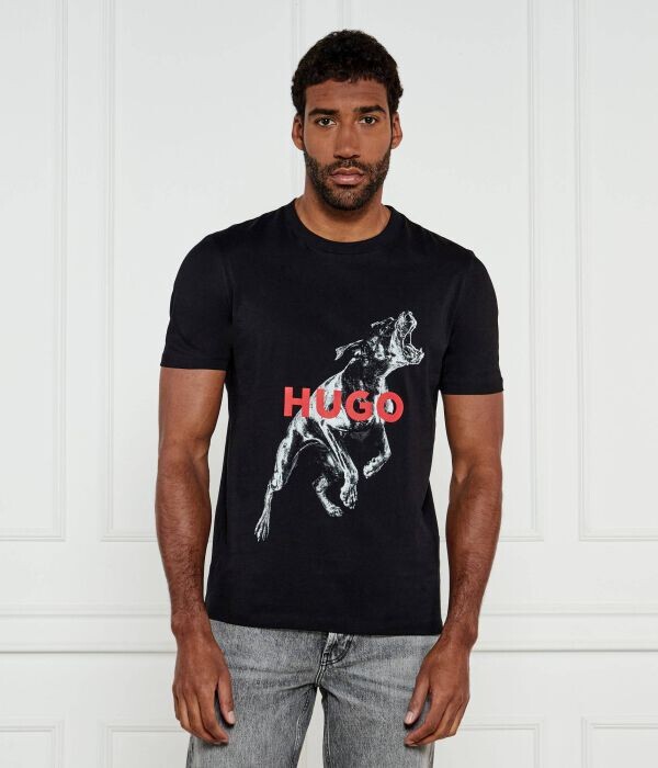 Футболка мужская Hugo с принтом, черный
Футболка мужская Hugo с принтом, черный