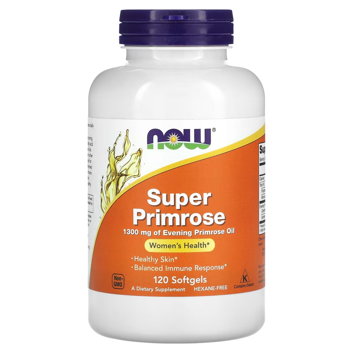 NOW Foods Super Primrose 1300 мг, 120 мягких таблеток
NOW Foods Super Primrose 1300 мг, 120 мягких таблеток